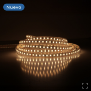 FULLWAT - DOMOX-2835-BC-002WDX. Tira De LED Estándar. 3000K - Blanco Natural. 24Vdc - 860 Lm/M - IP67